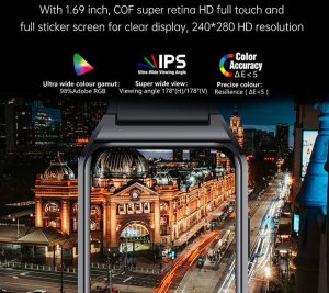 Smartwatch Rubicon SmartWatch Rubicon RNCE89 srebrny zielony BT Call 8