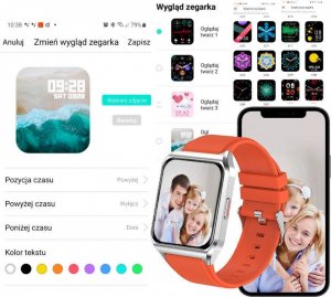 Smartwatch Rubicon E89 Fioletowy 11