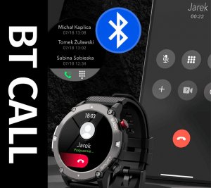Smartwatch Rubicon SMARTWATCH MĘSKI Rubicon RNCE91 - WYKONYWANIE POŁĄCZEŃ, VOLUME CONTROL (sr036a) 6