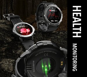 Smartwatch Rubicon SMARTWATCH MĘSKI Rubicon RNCE91 - WYKONYWANIE POŁĄCZEŃ, VOLUME CONTROL (sr036b) 11