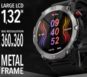 Smartwatch Rubicon SMARTWATCH MĘSKI Rubicon RNCE91 - WYKONYWANIE POŁĄCZEŃ, VOLUME CONTROL (sr036b) 7