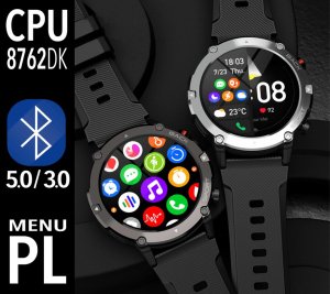 Smartwatch Rubicon SMARTWATCH MĘSKI Rubicon RNCE91 - WYKONYWANIE POŁĄCZEŃ, VOLUME CONTROL (sr036b) 9