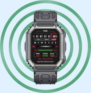 Smartwatch Rubicon SMARTWATCH MĘSKI Rubicon RNCE93 - WYKONYWANIE POŁĄCZEŃ, PULSOMETR (sr037a) 10