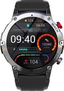 Smartwatch Rubicon E91 Silver Czarny  (RNCE91) 1