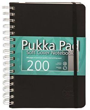 Pukka Pad KoĹ‚onotatnik soft cover A5 czarny 6875-SCN/SQ 1