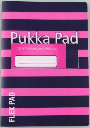 Pukka Pad Zeszyt B5 60 kartek kratka Navy pink PUKKA. 1