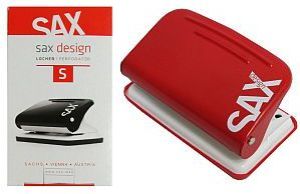 Dziurkacz SAX 218 12 kartek Czerwony (WIKR-987644) 1