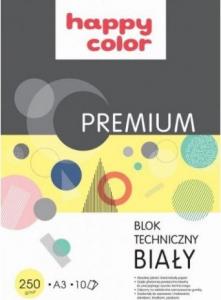 Happy Color Blok techniczny Premium A3 10k biały 250g 1