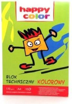 Happy Color Blok techniczny A3 10k kolorowy 170g 1