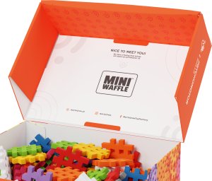 Marioinex Klocki Waffle mini 300 szt. w pudełku 2