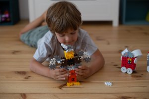 Marioinex Klocki Waffle mini 300 szt. Konstruktor w pudełku 9