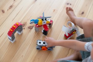 Marioinex Klocki Waffle mini 300 szt. Konstruktor w pudełku 7