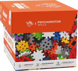 Marioinex Klocki Waffle mini 500 szt. Konstruktor w pudełku (902288) 6