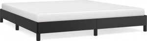 vidaXL vidaXL Rama łóżka, czarna, 160x200 cm, obite sztuczną skórą 2