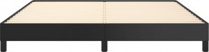 vidaXL vidaXL Rama łóżka, czarna, 160x200 cm, obite sztuczną skórą 5