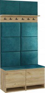 MartigoPlus Szafka buty siedzisko craft KANSAS panele wieszak 3