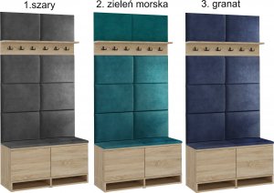 MartigoPlus Szafka buty siedzisko sonoma KANSAS panele wieszak 7