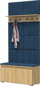 MartigoPlus Szafka na buty siedzisko wieszak panele Nevada 100 dąb craft 2