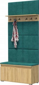 MartigoPlus Szafka na buty siedzisko wieszak panele Nevada 100 dąb craft 3