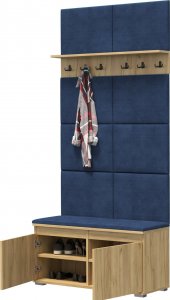 MartigoPlus Szafka na buty siedzisko wieszak panele Nevada 100 dąb craft 5