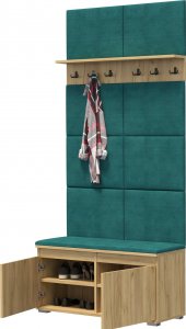 MartigoPlus Szafka na buty siedzisko wieszak panele Nevada 100 dąb craft 6