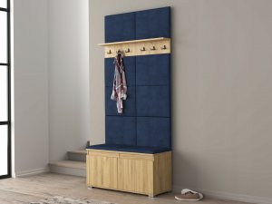 MartigoPlus Szafka na buty siedzisko wieszak panele Nevada 100 dąb craft 8