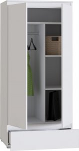 MartigoPlus SZAFA UBRANIA GARDEROBA NEO 05 BIAŁA SZUFLADA 85CM 3