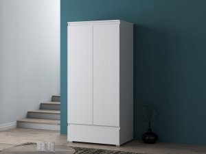 MartigoPlus SZAFA UBRANIA GARDEROBA NEO 05 BIAŁA SZUFLADA 85CM 4