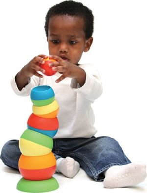 Fat Brain Toys Tobbles Kule - Wieża dla malucha - 238798 2
