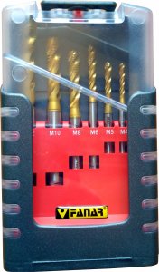 Fanar ZESTAW GWINTOWNIKOW CZP-8 800X C R40 HSSE TIN 3