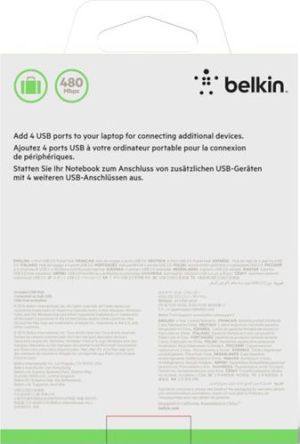 HUB USB Belkin 4x USB-A 2.0 (F4U042BT) 3
