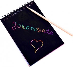 Jokomisiada Notes Tęczowa zdrapywanka z rysikiem ZA3913 2