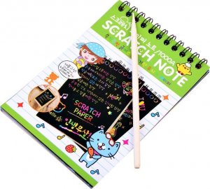 Jokomisiada Notes Tęczowa zdrapywanka z rysikiem ZA3913 5