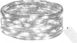 Lampki choinkowe Springos 10 LED białe zimne 1