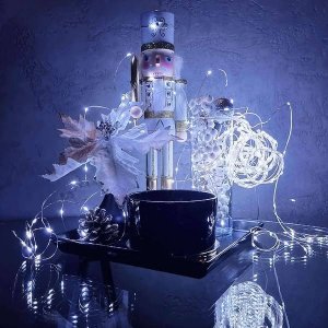 Lampki choinkowe Springos 10 LED białe zimne 3