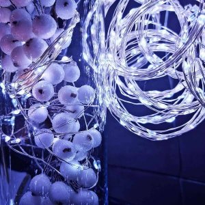 Lampki choinkowe Springos 10 LED białe zimne 5