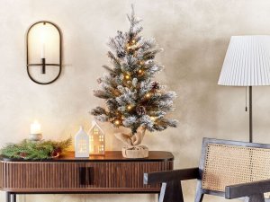 Dekoracja świąteczna Beliani ozdobna choinka 2