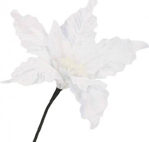 Springos Gwiazda betlejemska, sztuczny kwiat, poinsecja biała UNIWERSALNY 1