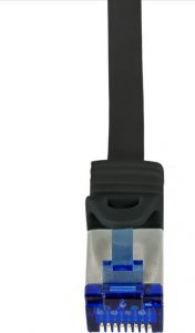LogiLink LogiLink C6A023S kabel sieciowy Czarny 0,5 m Cat6a S/FTP (S-STP) 3