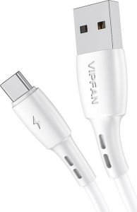 Kabel USB Vipfan USB-A - USB-C 1 m Biały (X05TC-1m-white) 1
