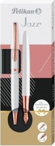 Pelikan Pióro wieczne Jazz Noble Elegance + długopis Pearl 1