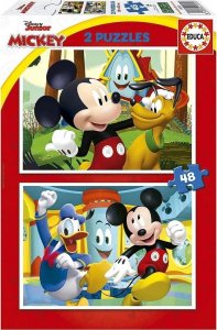 Educa Puzzle 2x48 Myszka Miki G3 1