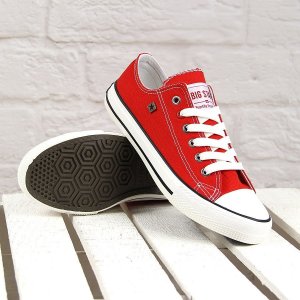 Big Star Czerwone tenisówki półtrampki Big Star T274020 40 5