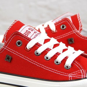 Big Star Czerwone tenisówki półtrampki Big Star T274020 40 6