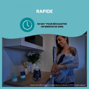Babymoov BABYMOOV NutriSmart nomadyczny domowy / samochodowy podgrzewacz do butelek - programowalny 5