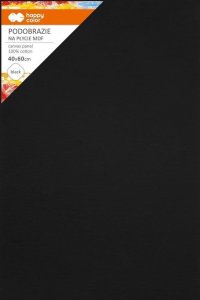 GDD Podobrazie bawełniane 40x60cm czarne HAPPY COLOR 1