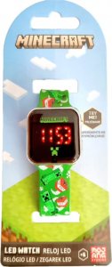 Euroswan Zegarek dziecięcy na rękę cyfrowy Minecraft Led 2