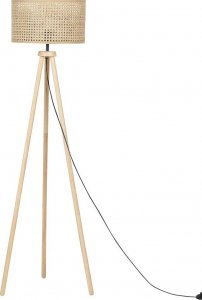 Lampa podłogowa Beliani Lampa podłogowa rattanowa naturalna PENTON! 2