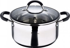 Masterpro Garnek z Pokrywką Masterpro foodies bgmp-1502-bk Stal nierdzewna (5 L) 24 x 12 cm 1