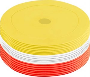 Pure2Improve Pure2Improve Rubber Training Markers Red/White/Yellow 1